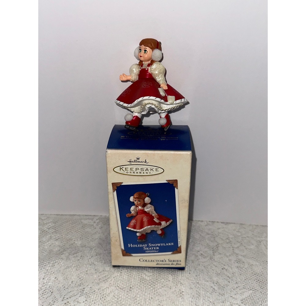 Hallmark Keepsake Ornament Holiday Snowflake Skater Collector Series